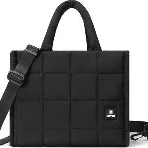Quilted Crossbody Bag Womens Puffer Tote Waterproof Organizer Fashion